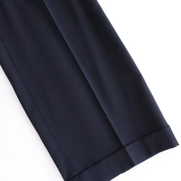 Statfford Navy/Black 100%  Wool Suit and Pant Set Size 32/30 Pant - Picture 9 of 16